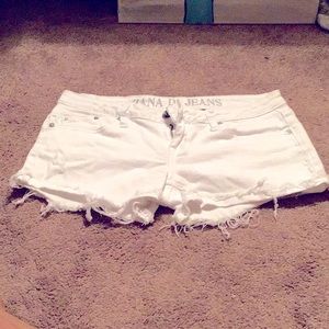 Juniors summer white shorts